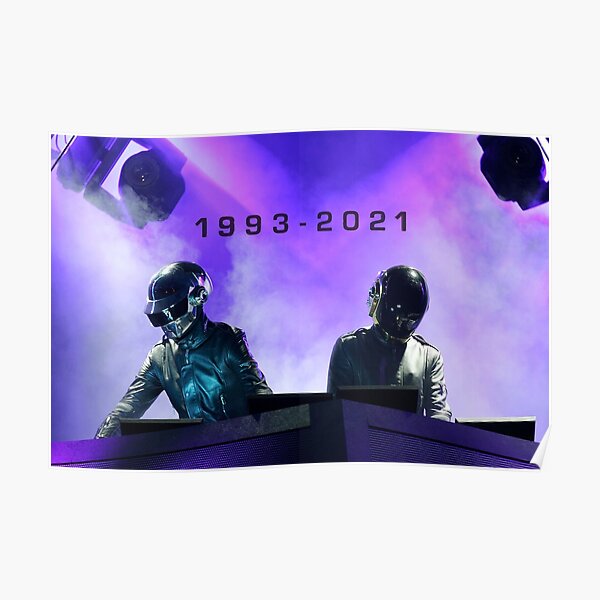 Daft Punk 1993-2021 Poster
