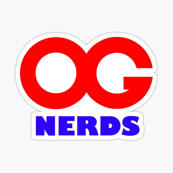 OG NERDS LOGO Sticker