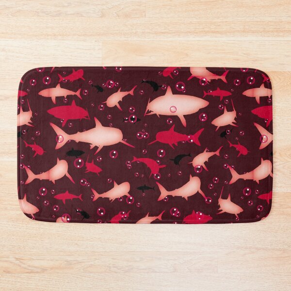Item preview, Red Shark Pattern designed and sold by TMBTM.