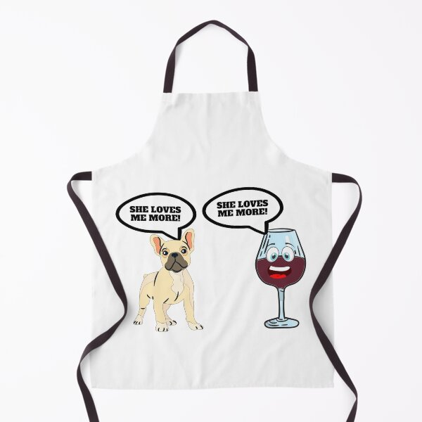 Item preview, A Glass Of Wine And Time With My French Bulldog designed and sold by Salvadax.