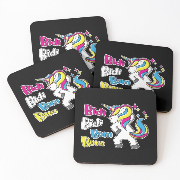 Artikelvorschau, Bidi Bidi Bom Bom Funkelndes Regenbogen-Einhorn entworfen und verkauft von OopteesLydia.