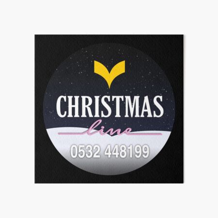 YTV Christmas Line (Yorkshire Television) Art Board Print