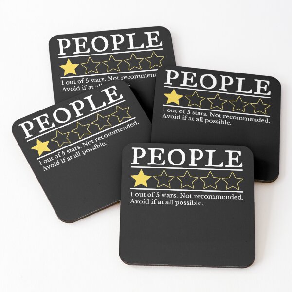 Item preview, People Rated at One Star designed and sold by Wingo-Designs.