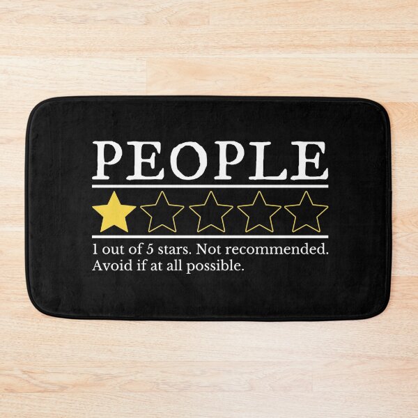 Item preview, People Rated at One Star designed and sold by Wingo-Designs.