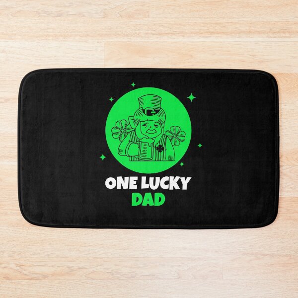 Item preview, One Lucky Dad, Funny St Patrick's Day Gift For Dad, Father, Grandpa designed and sold by PrettyAmazing.