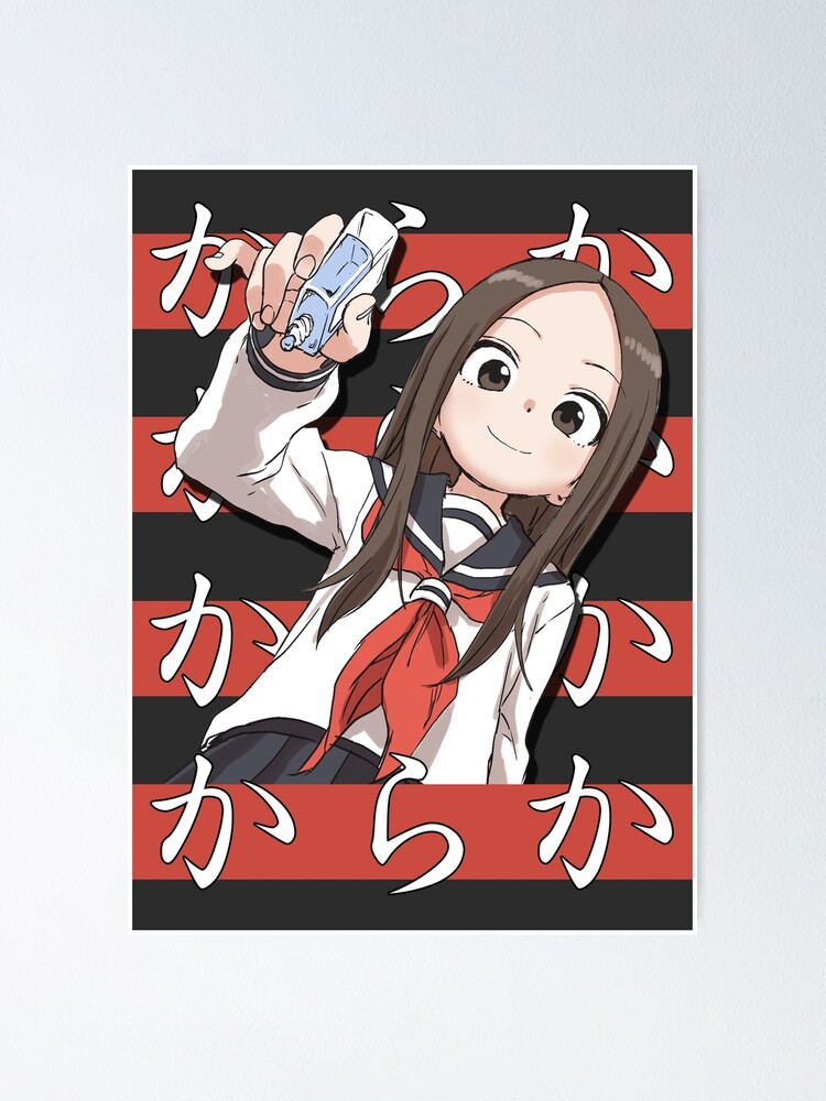 Karakai Jouzu No Takagi-san Takagi Anime Manga Wall Retro Poster