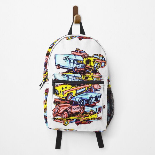 Item preview, colourful banger car doodle version 2' - hand drawn by design by travalgar vallertine designed and sold by vallertine.