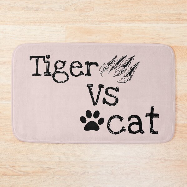 Item preview, Cute cat vs tiger shirts, cute cat vs tiger design, cute cat vs tiger lover, funny cat vs tiger masks, funny cat vs tiger phone cases, nice cat vs tiger stikars, cat vs tiger mugs, cat vs tiger clock  designed and sold by Poussyarts.