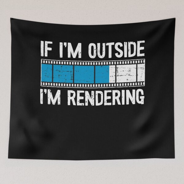 Item preview, Funny I´m Rendering Filmmaker Movie Editor Gift designed and sold by Stronzi.