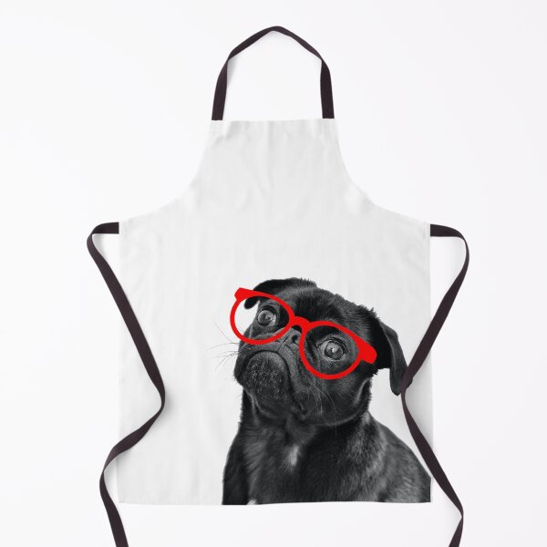 Item preview, Pug with glasseS designed and sold by Sarahgranchelli.