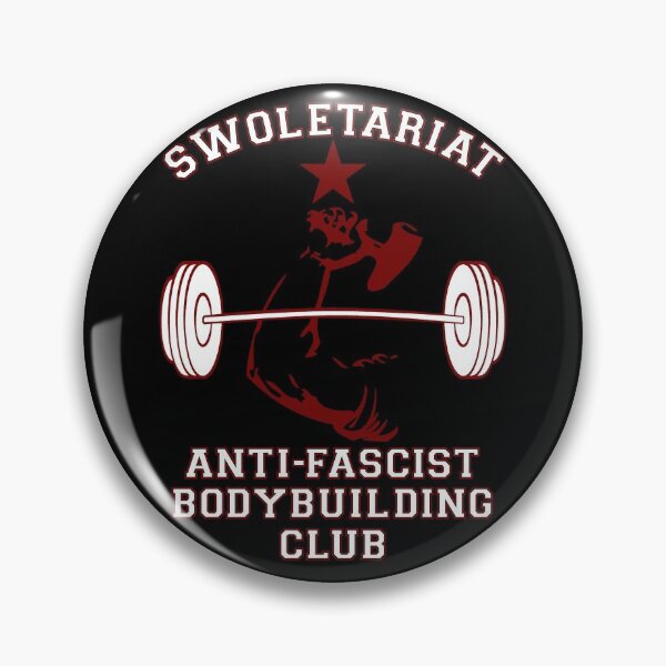 Item preview, Swoletariat Bodybuilding Club - Socialist, Leftist, Anti-Fascist designed and sold by SpaceDogLaika.