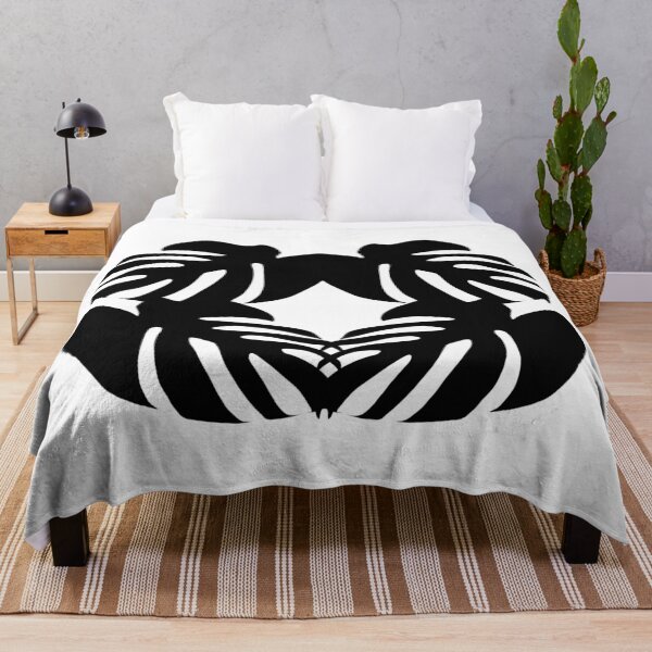 Item preview, Black and White Plant Abstract designed and sold by badlydrawnbabe.