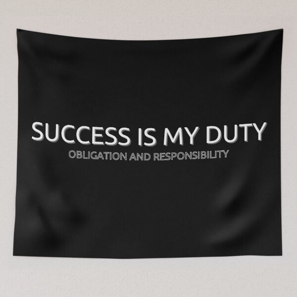 Item preview, SUCCESS IS MY DUTY designed and sold by KingsManKind.