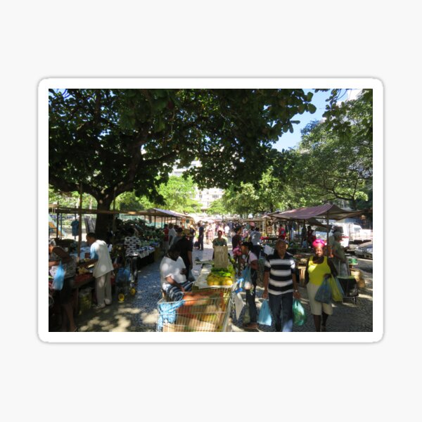 Item preview, Rio Downtown Farmers Market, Ipanema Beach, Copacabana Beach, Rio, Brazil designed and sold by StrongJourneys.