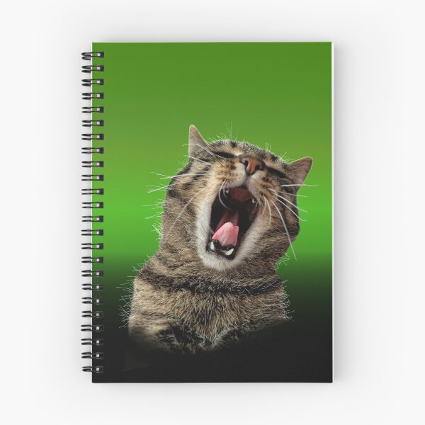 Item preview, YAWNING CAT, I'M STILL LISTENING designed and sold by Danicus666.