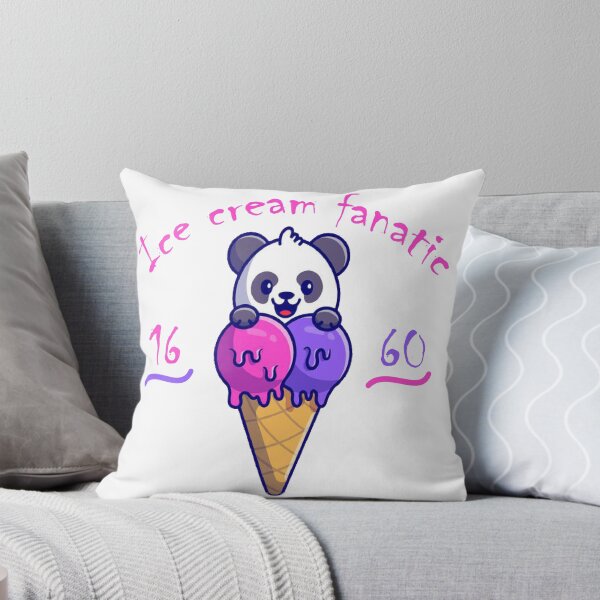 Item preview, Ice cream fanatic panda designed and sold by benbear76.