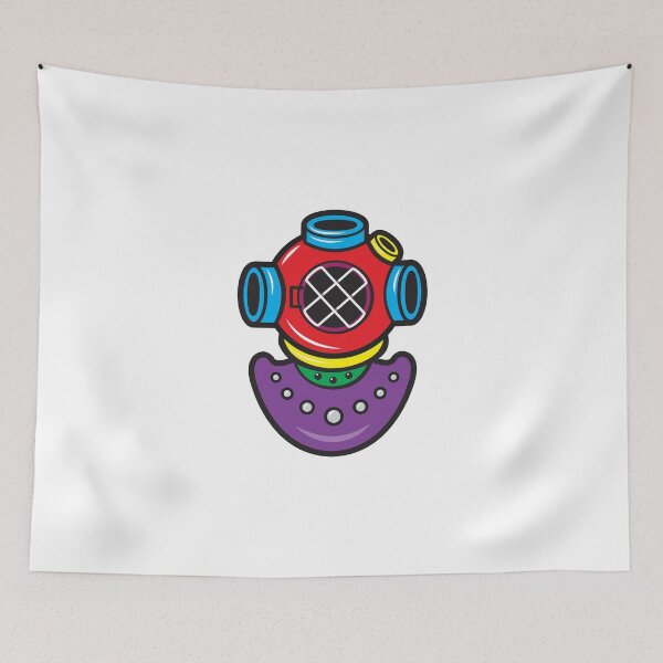 Item preview, Diver's Helmet Retro designed and sold by ArtofDissent.