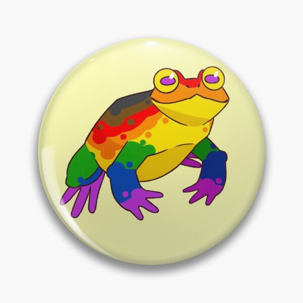 Item preview, Gay Pridefrog designed and sold by amphibian-a-day.