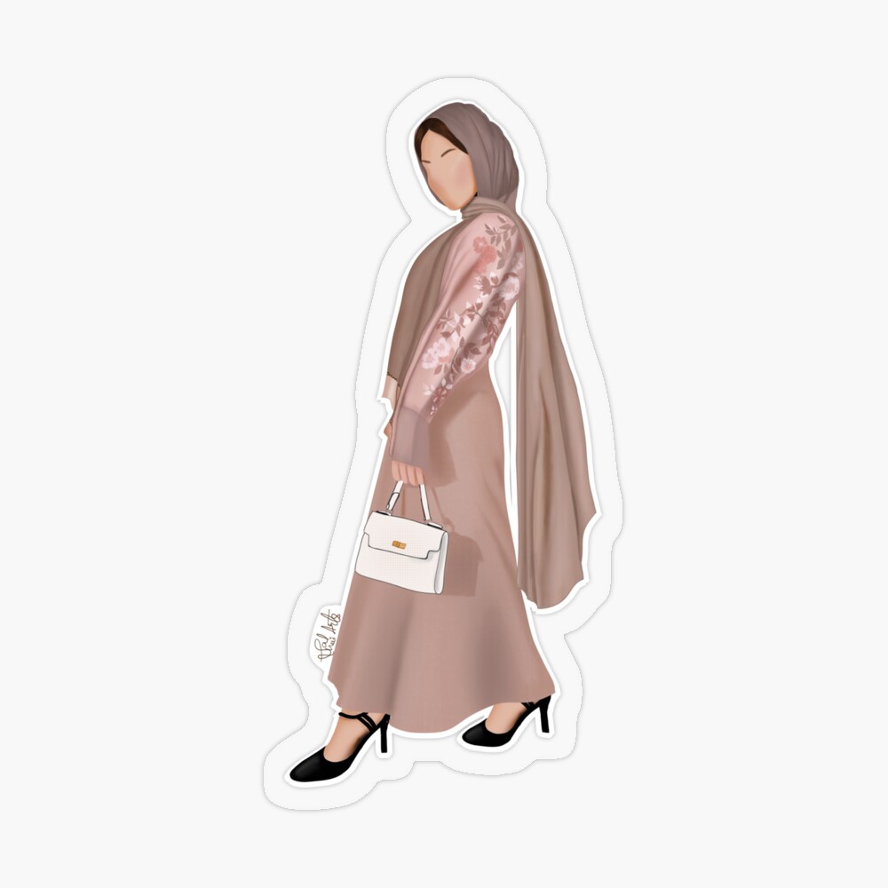 Modern Hijabi Art Board Print for Sale by SalShaiArts