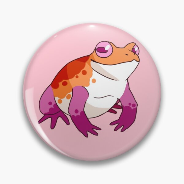Item preview, Lesbian Pridefrog designed and sold by amphibian-a-day.