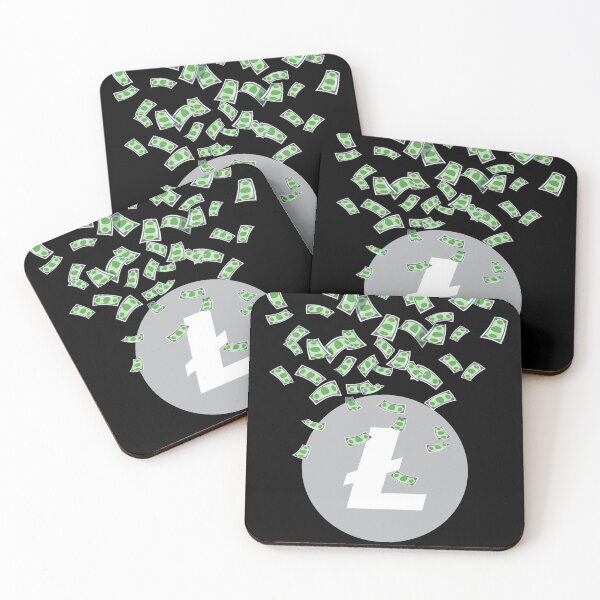 Item preview, Cryptocurrency Money Confetti Litecoin designed and sold by AeroAstro.