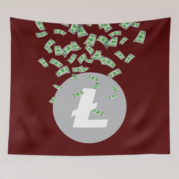Item preview, Cryptocurrency Money Confetti Litecoin designed and sold by AeroAstro.