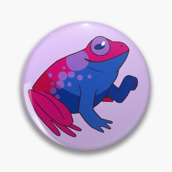 Item preview, Bi Pridefrog designed and sold by amphibian-a-day.