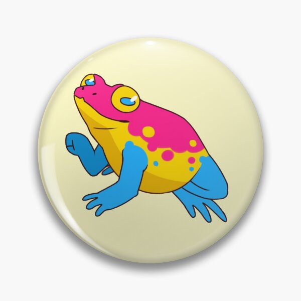 Item preview, Pan Pridefrog designed and sold by amphibian-a-day.