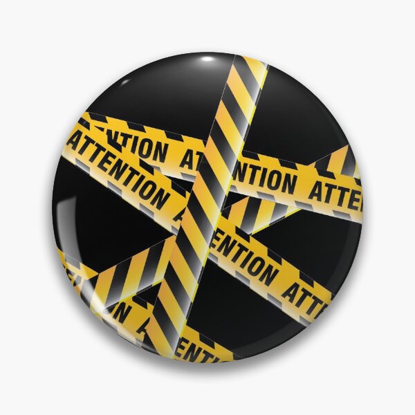 Item preview, Hazard black and yellow striped ribbon, caution tape of warning signs designed and sold by mashmosh.