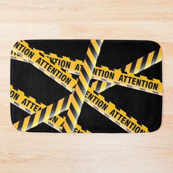 Item preview, Hazard black and yellow striped ribbon, caution tape of warning signs designed and sold by mashmosh.
