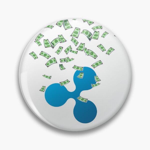 Item preview, Cryptocurrency Money Confetti Ripple designed and sold by AeroAstro.