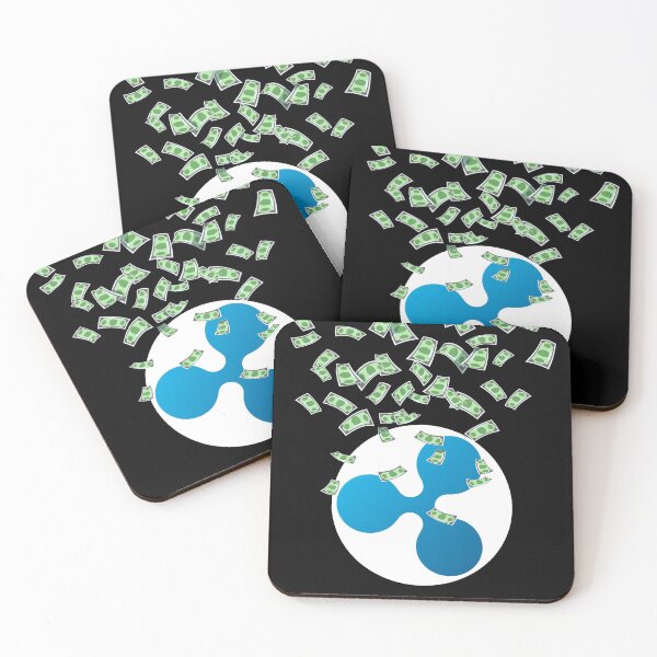 Item preview, Cryptocurrency Money Confetti Ripple designed and sold by AeroAstro.