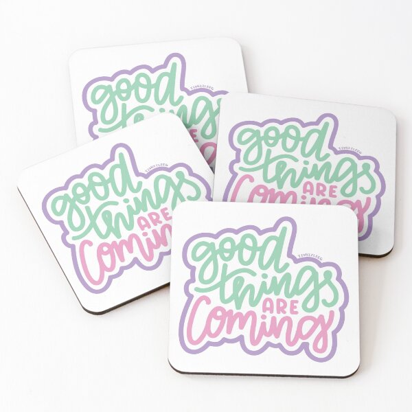 Item preview, Good Things Are Coming - Mint / Pink / Purple designed and sold by TswizzleEG.