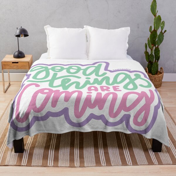 Item preview, Good Things Are Coming - Mint / Pink / Purple designed and sold by TswizzleEG.