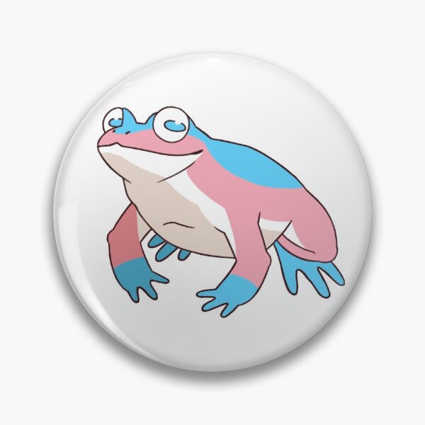 Item preview, Trans Pridefrog designed and sold by amphibian-a-day.