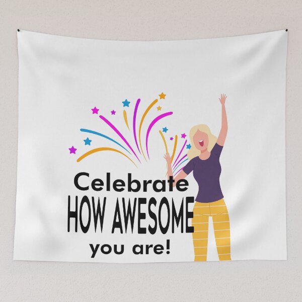 Item preview, Celebrate How Awesome You Are! Happy Day of Awesomeness!  designed and sold by ZetaUmbra.