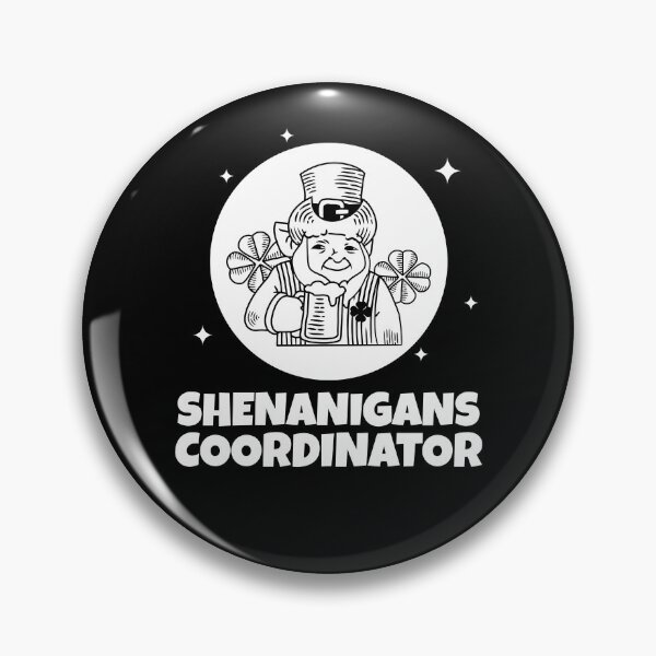Item preview, Funny Shenanigans Coordinator Shamrock, St Patrick's Day designed and sold by PrettyAmazing.