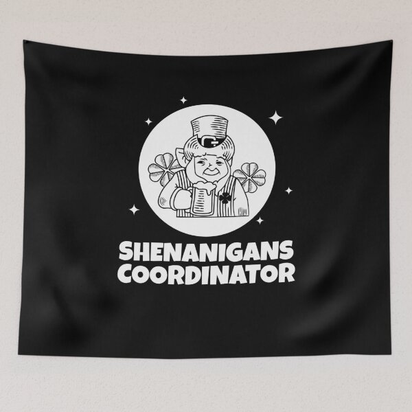 Item preview, Funny Shenanigans Coordinator Shamrock, St Patrick's Day designed and sold by PrettyAmazing.