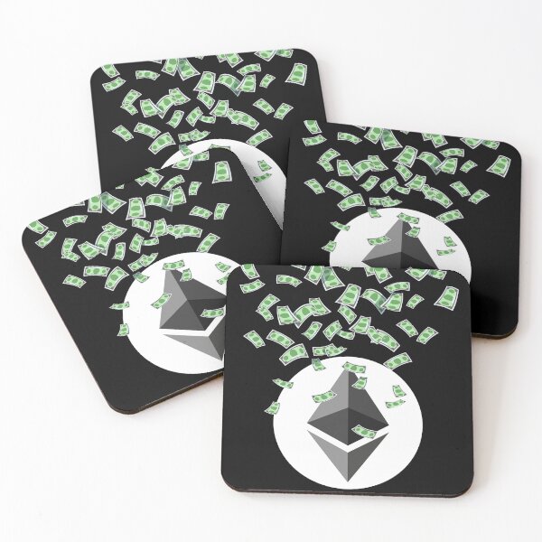 Item preview, Cryptocurrency Money Confetti Ethereum designed and sold by AeroAstro.