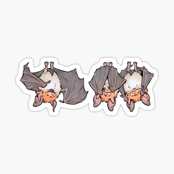 Item preview, Three greater mouse-eared bats designed and sold by HenriekeG.