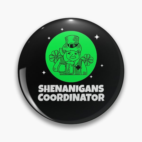 Item preview, Shenanigans Coordinator Shamrock, Funny St Patrick's Day Gift designed and sold by PrettyAmazing.