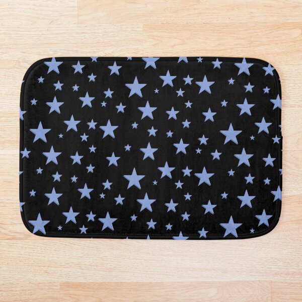Item preview, Purple star pattern - black background designed and sold by UnseenGhost.