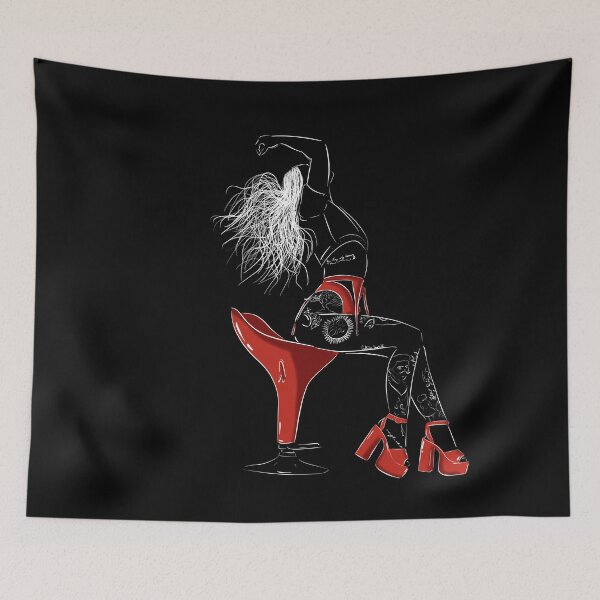 Item preview, sexy girl tattoo high heels designed and sold by Culturesensible.