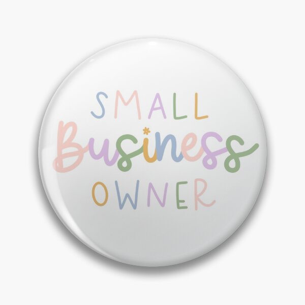 Item preview, Small Business Owner Floral Lettering Quote designed and sold by marlyhartranft.