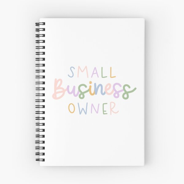 Item preview, Small Business Owner Floral Lettering Quote designed and sold by marlyhartranft.