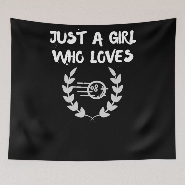 Item preview, Just A Girl Who Loves Bowling  designed and sold by arteesy.