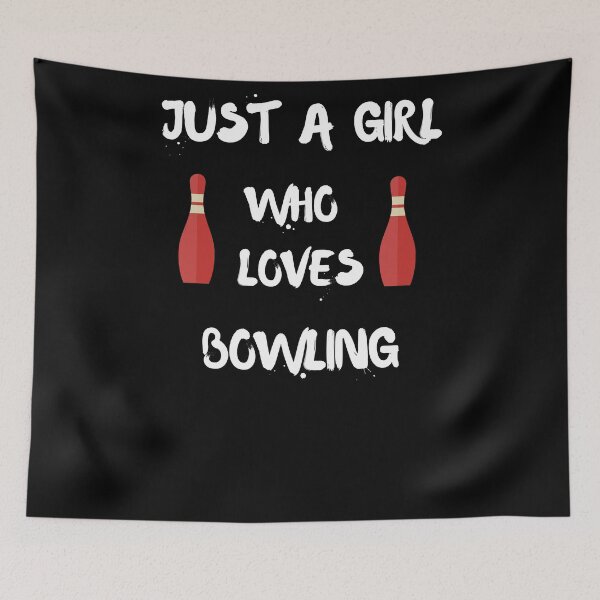 Item preview, Just A Girl Who Loves Bowling Birthday girl gift For Bowling Lovers  designed and sold by arteesy.