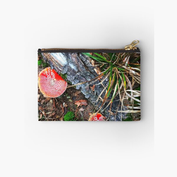 Item preview, Amanitas mushrooms in a Swiss forest designed and sold by Michael Brewer.