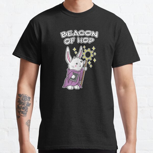 Beacon of Hop Bunny Cleric Magic Spell Funny Video Gamer Classic T-Shirt