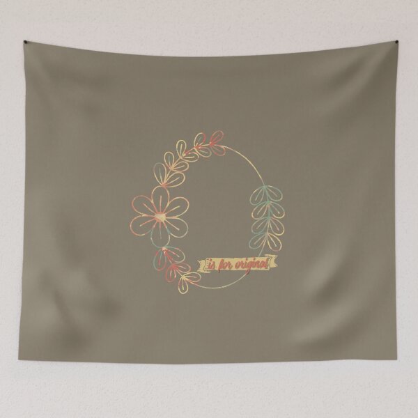 Item preview, O is for original letter positive monogram designed and sold by AMSonArt.